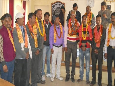 Hygienists association officials took oath